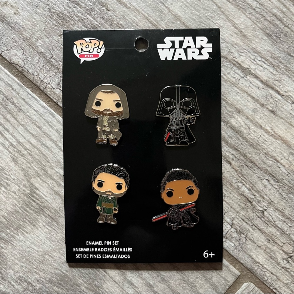 Funko Pop Star Wars Collectible Pin Set
